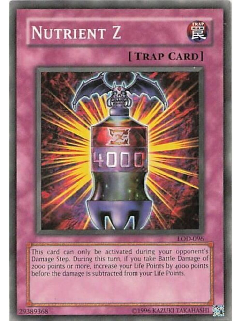 Yu-Gi-Oh! TCG 2004 Nutrient Z NM LOD-EN